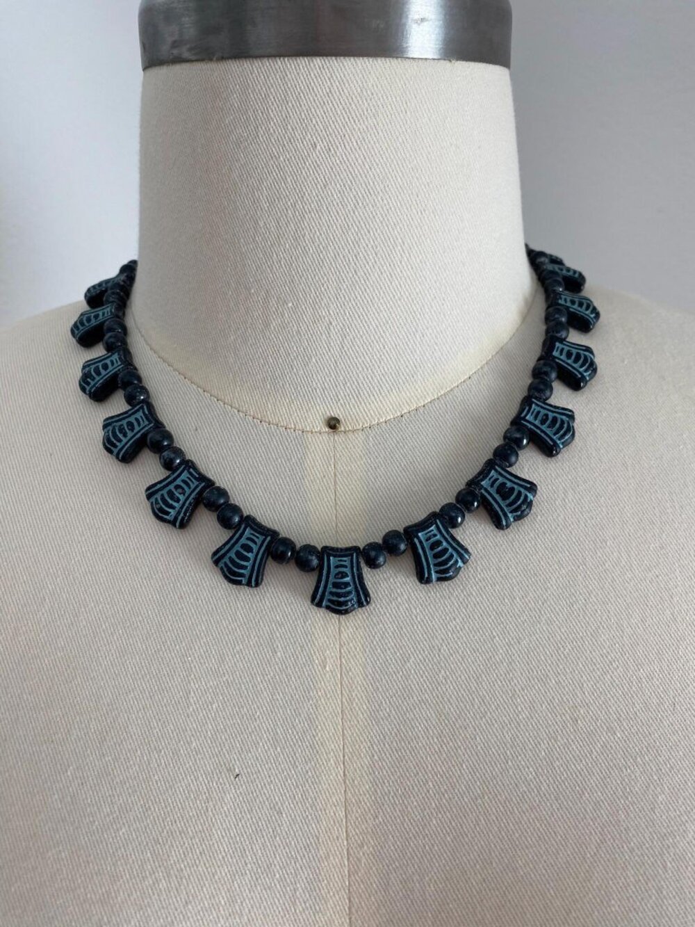 Czech Glass Bead Necklace